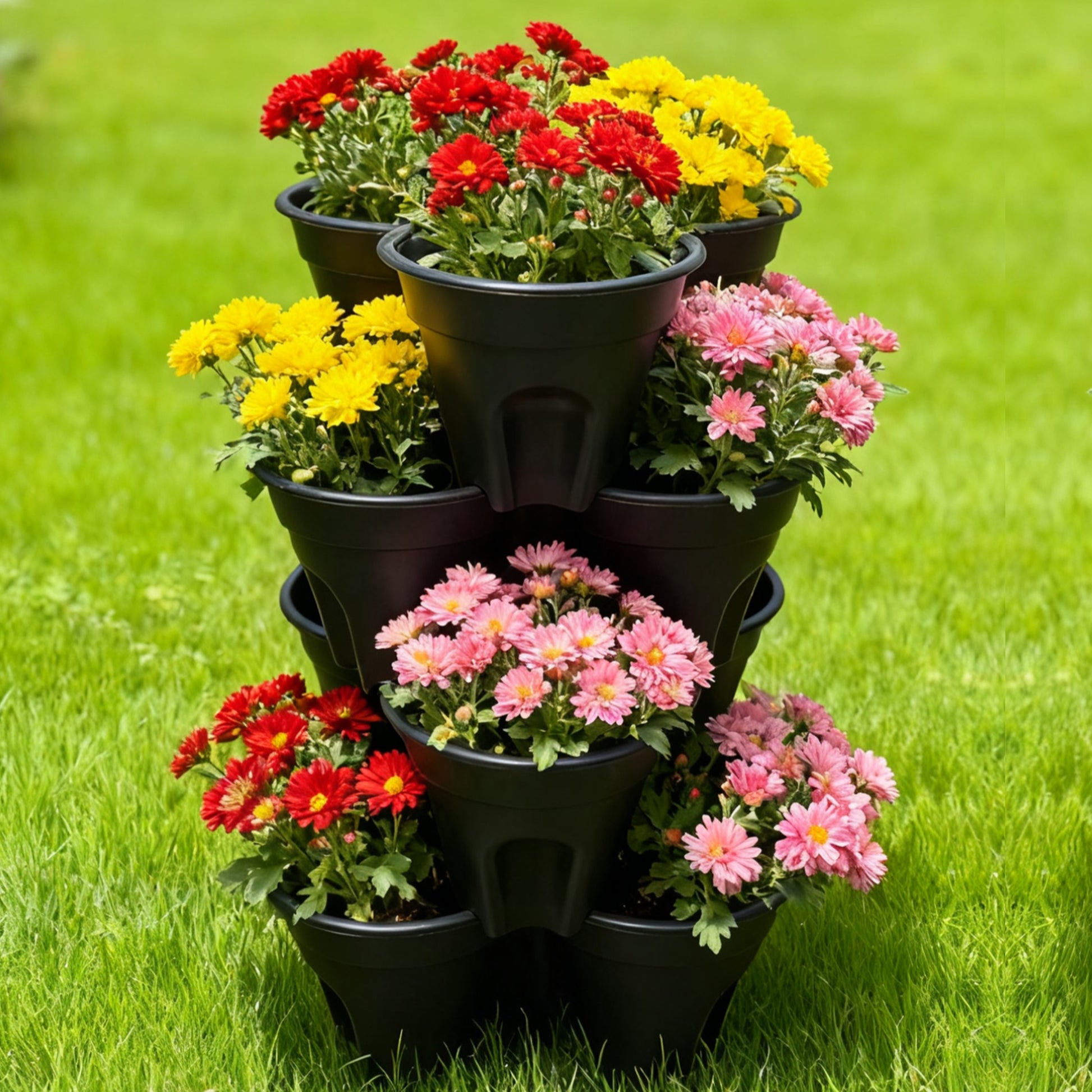 PRE ORDER: DEC. - Compact Stackable Planter 4 Pack - mazeproducts