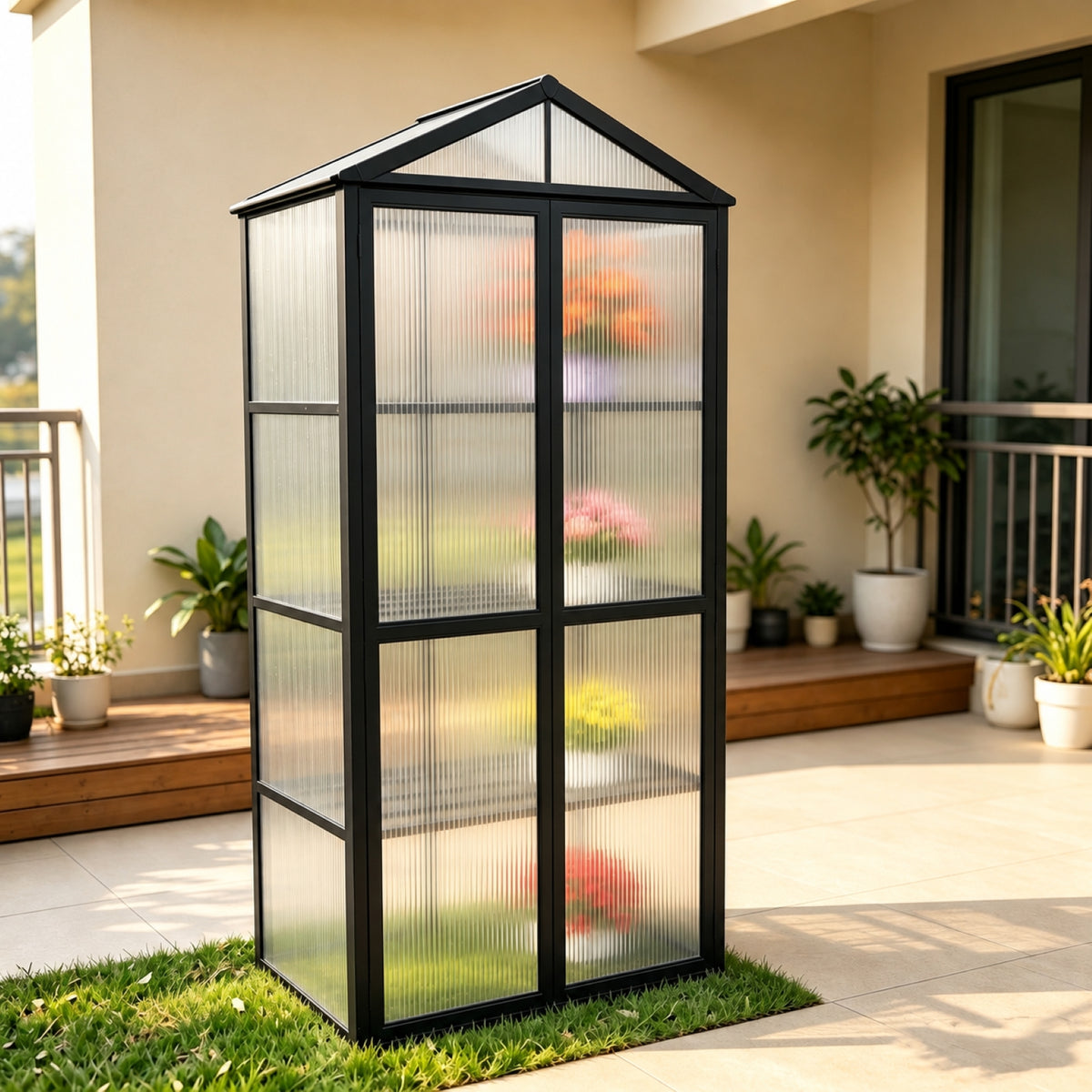 Compact Patio Greenhouse 1850