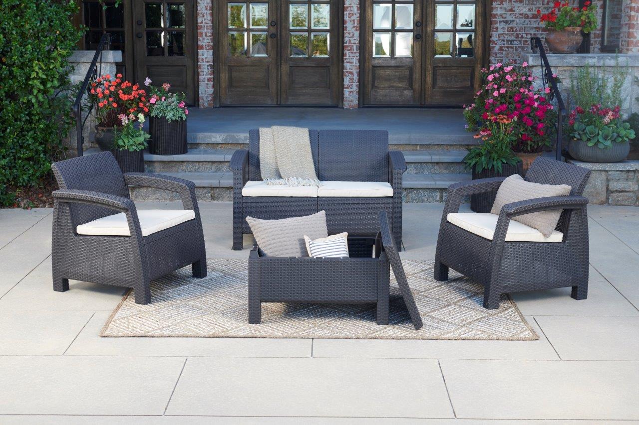 Keter Corfu 100L Storage Table