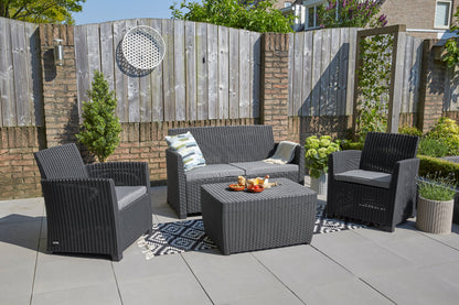 Keter Mia Outdoor Lounge Set - Graphite