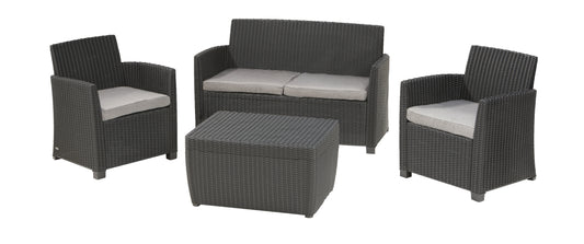 Keter Mia Outdoor Lounge Set - Graphite