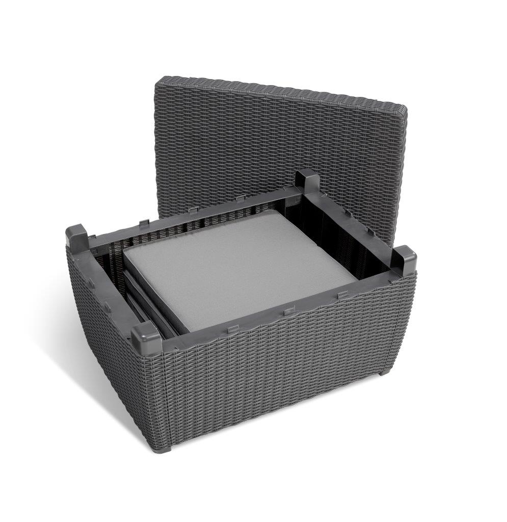 Keter Mia Outdoor Lounge Set - Graphite
