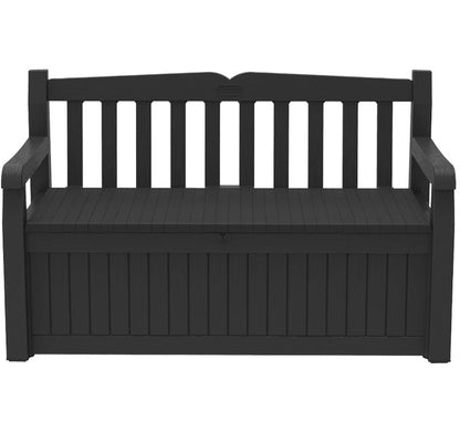 Keter Eden 265L Storage Bench- Dark Grey