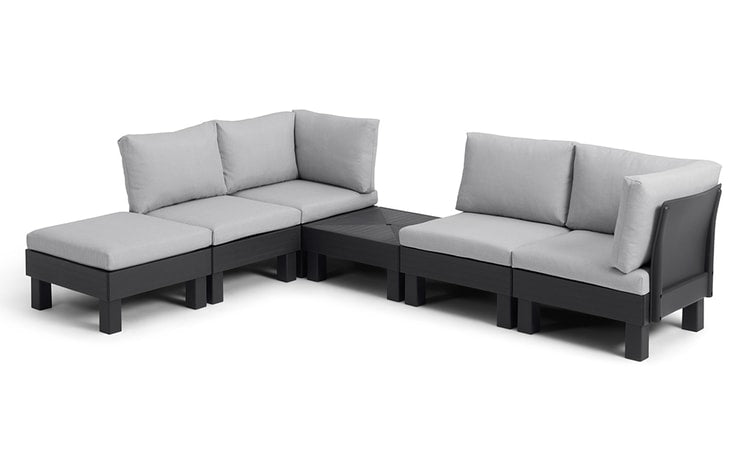Keter Elements 5 Seater Modular Lounge Set