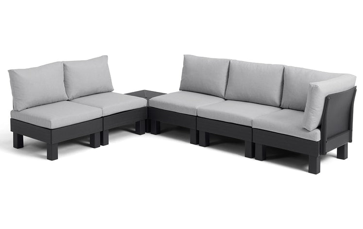 Keter Elements 5 Seater Modular Lounge Set