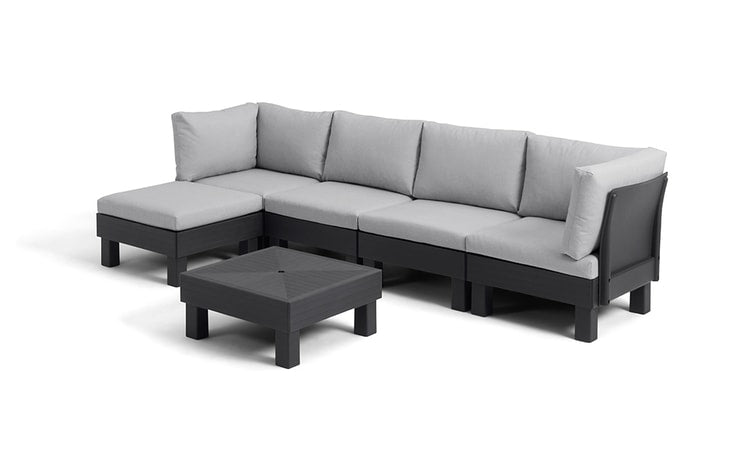 Keter Elements 5 Seater Modular Lounge Set