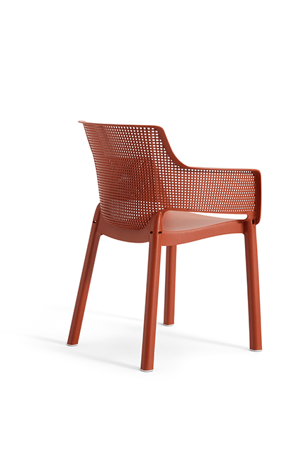 Keter Elisa Dining Chair: Terracotta - 6 PACK