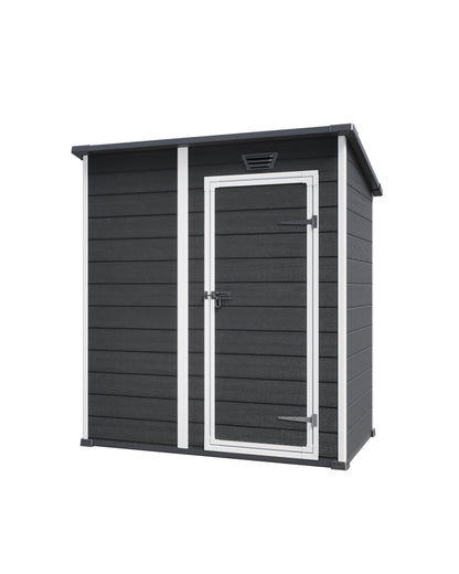 PRE ORDER: OCT. - Manor Pent Essential 6x4 Garden Shed - Dark Grey (1.8 x 1.1m)