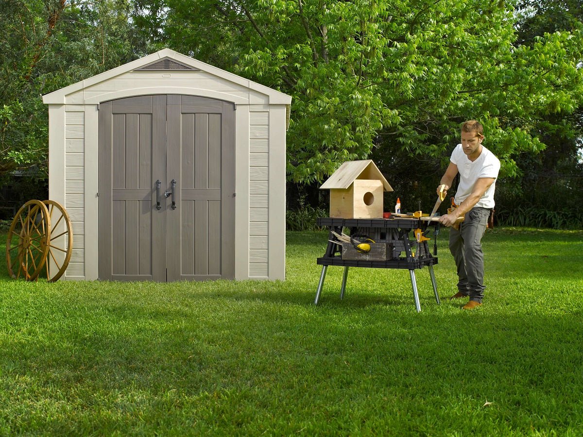 Keter Factor 8 x 8 Garden Shed (2.6 x 2.6m) - mazeproducts
