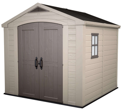 Keter Factor 8 x 8 Garden Shed (2.6 x 2.6m) - mazeproducts