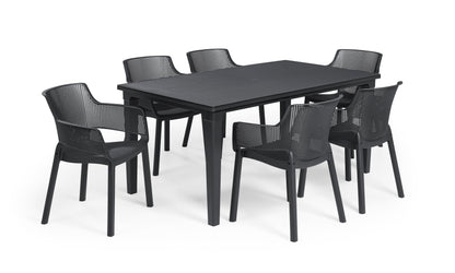 Keter Futura Dining Table - Graphite