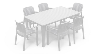 Keter Futura Chloe Dining Set- White