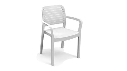 Keter Chloe Dining Chair - White - 6 PACK