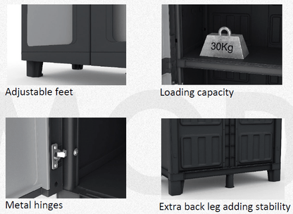 PRE ORDER: OCT. - Keter Modulize Base Cabinet - mazeproducts