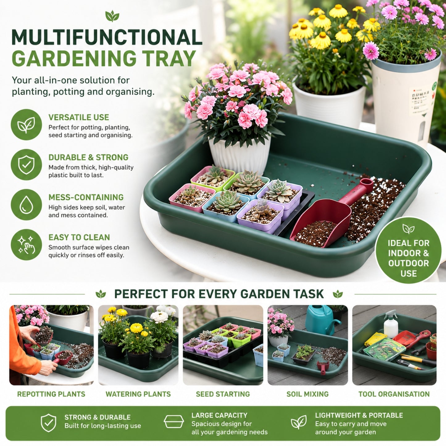 Garden Potting Tray Pack