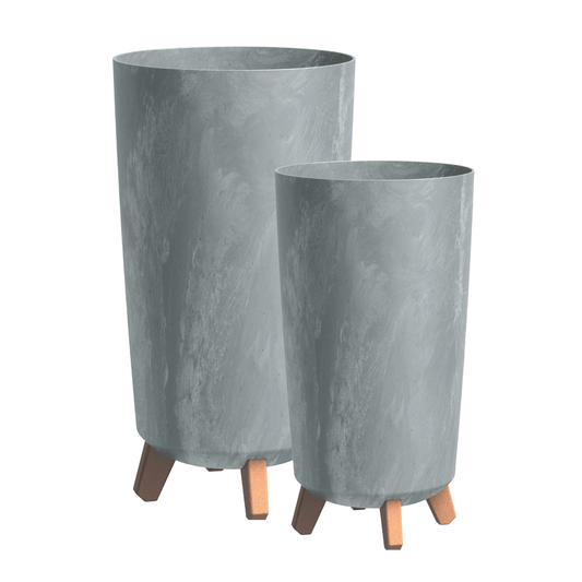 Gracia Tubus Slim Planter - Beton Concrete - mazeproducts