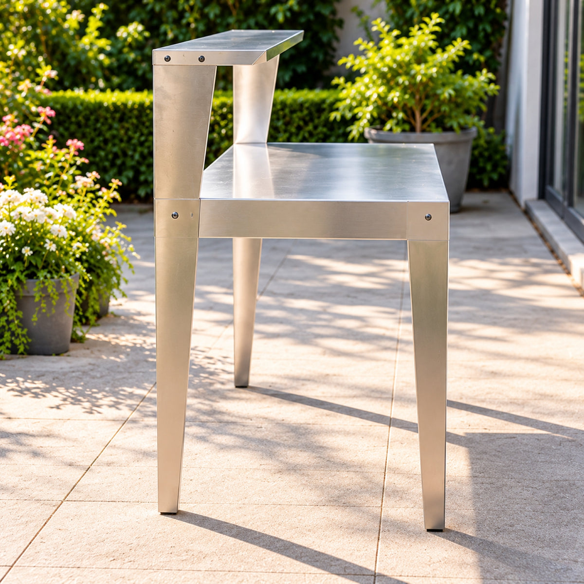 Greenhouse Steel Work Bench with Shelf