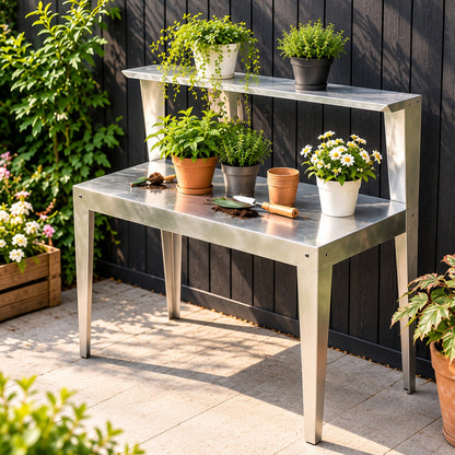 Greenhouse Steel Work Bench with Shelf