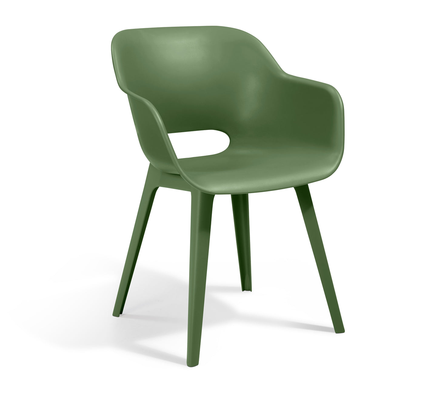 Keter Akola Dining Chair - Olive Green- 2 Pack