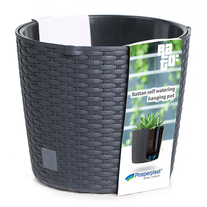 Hanging Planter Rato Round With Water Indicator - mazeproducts
