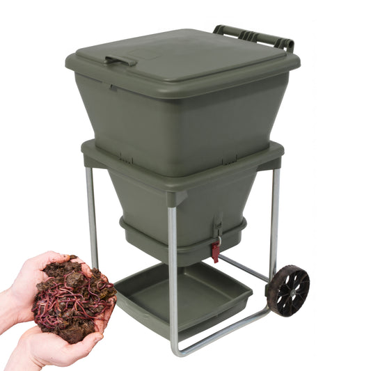 PRE ORDER OCT. - Hungry Bin Worm Farm With 2000 Worms