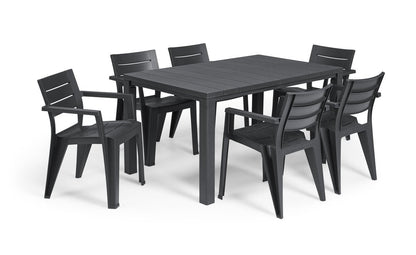 PRE ORDER: SEP. - Keter Julie Dining Set