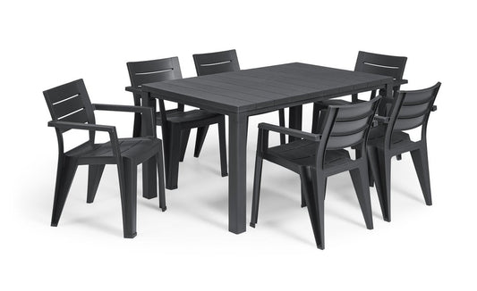 PRE ORDER: SEP. - Keter Julie Dining Set