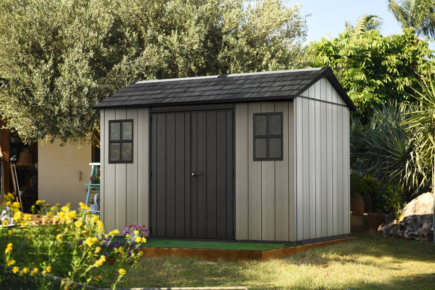 Keter Oakland Garden Shed 1175 (3.5 x 2.3m) - mazeproducts