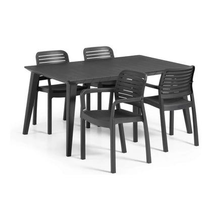 Keter Lima Dining Table - Graphite
