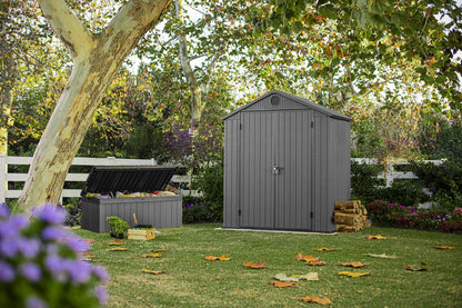 Keter Darwin 6x4 Garden Shed - Grey  (1.9 x 1.2m)