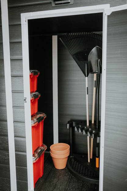 PRE ORDER: OCT. - Manor Pent Essential 6x4 Garden Shed - Dark Grey (1.8 x 1.1m)