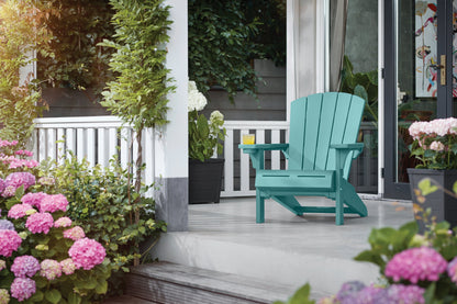 Keter Alpine Adirondack Chair - Aqua Teal