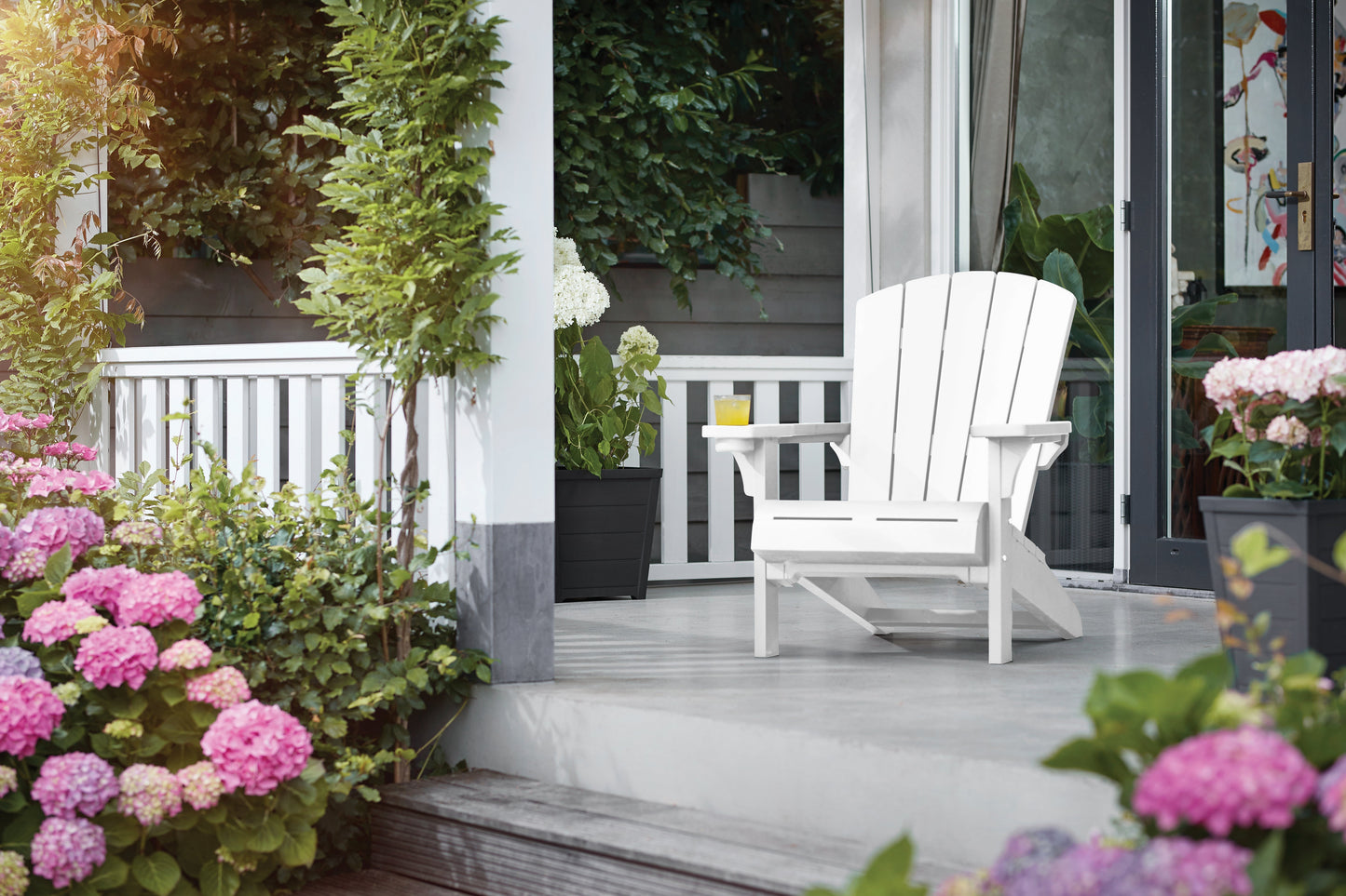 Keter Alpine Adirondack Chair - White - 2 PACK