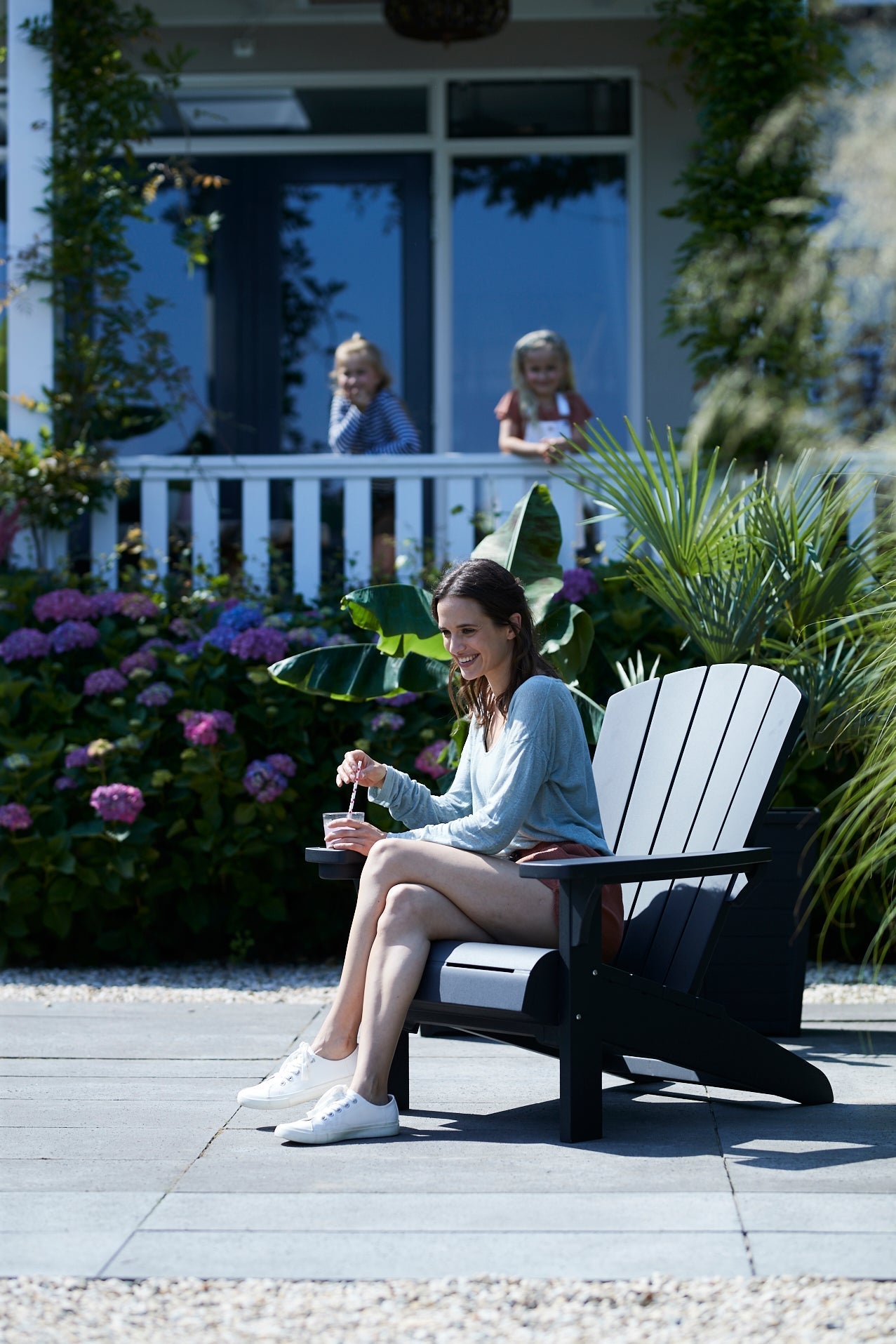 PRE ORDER: SEP. - Keter Alpine Adirondack Chair - Graphite