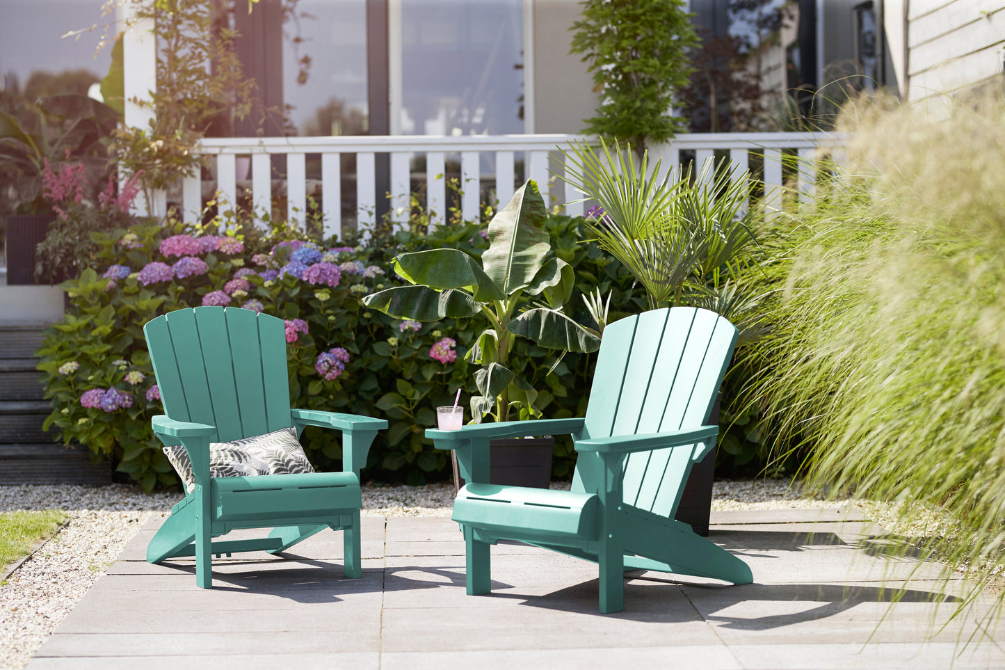 Keter Alpine Adirondack Chair - Aqua Teal