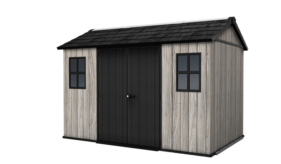 PRE ORDER: OCT - Keter Apex Shed 7.5x11 - Stormgrey Look (2.3 x 3.5m)