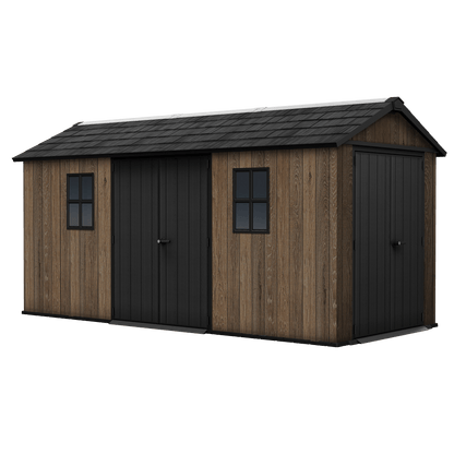 PRE ORDER: OCT. - Keter Apex Double Door Shed 7.5x15 (2.3 x 4.6m)