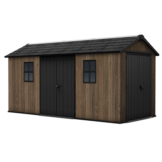 PRE ORDER: OCT. - Keter Apex Double Door Shed 7.5x15 (2.3 x 4.6m)