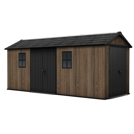 PRE ORDER: OCT. - Keter Apex Double Door Shed 7.5x17 (2.3 x 5.2m)