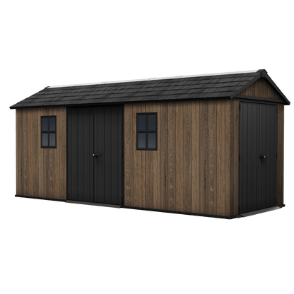 PRE ORDER: OCT. - Keter Apex Double Door Shed 7.5x17 (2.3 x 5.2m)