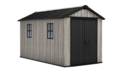 PRE ORDER: OCT. - Keter Apex Shed 7.5x13 - Stormgrey Look (2.3 x 4.0m)