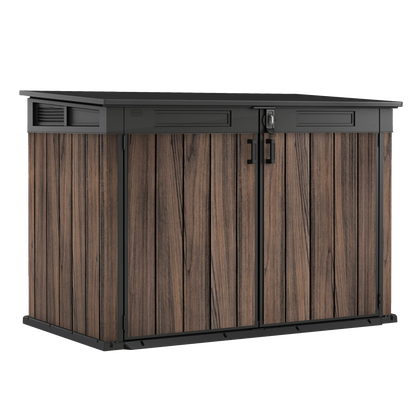 PRE ORDER: OCT. - Keter Signature Horizontal Shed - Rosewood Look 2020L