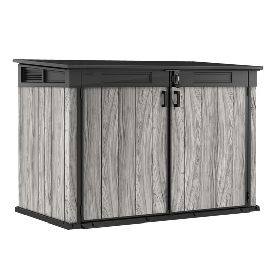 PRE ORDER: OCT.- Keter Signature Horizontal Shed - Stormgrey Look