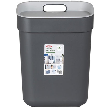 10L Ready to Collect Waste Separation Bin - Dark Grey