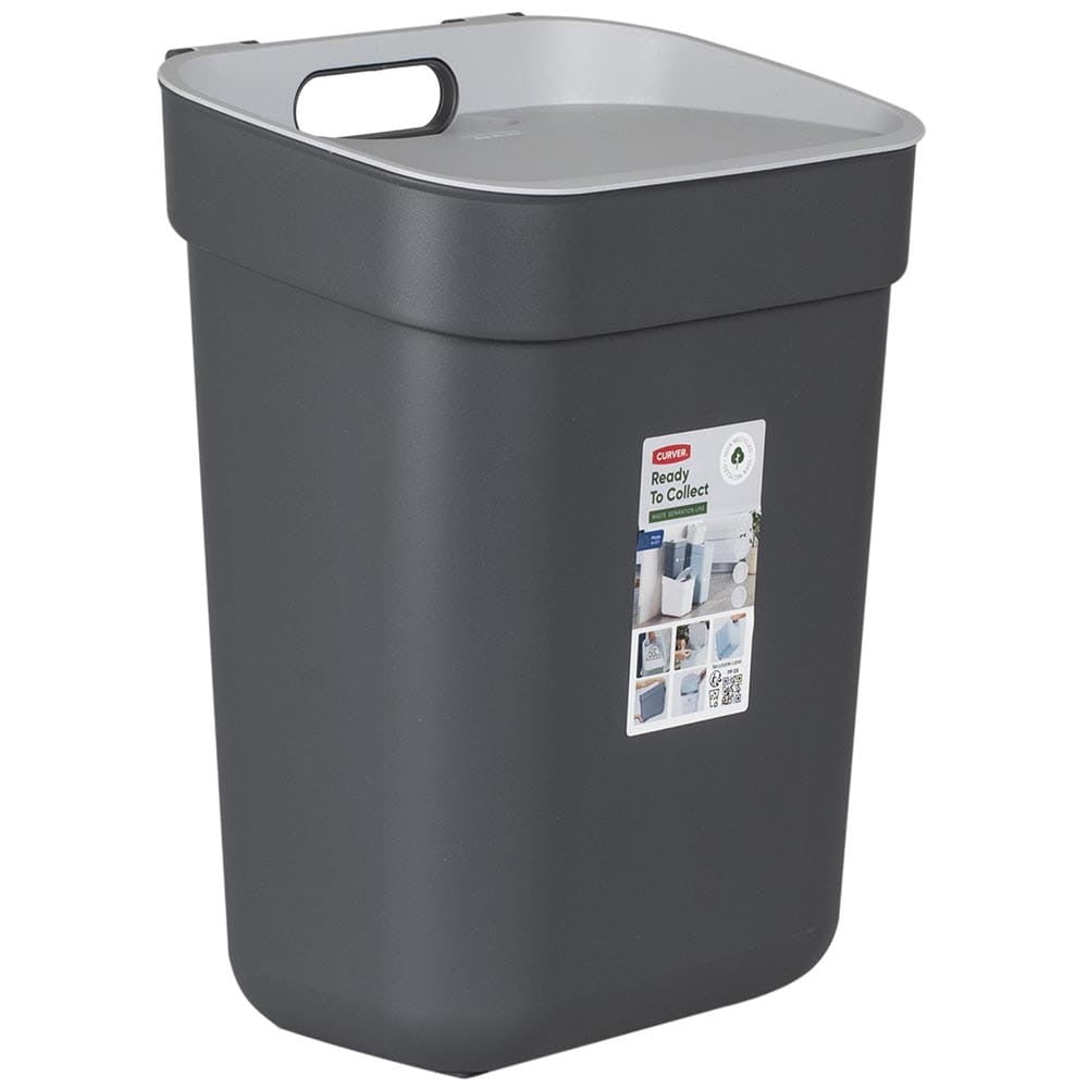 10L Ready to Collect Waste Separation Bin - Dark Grey