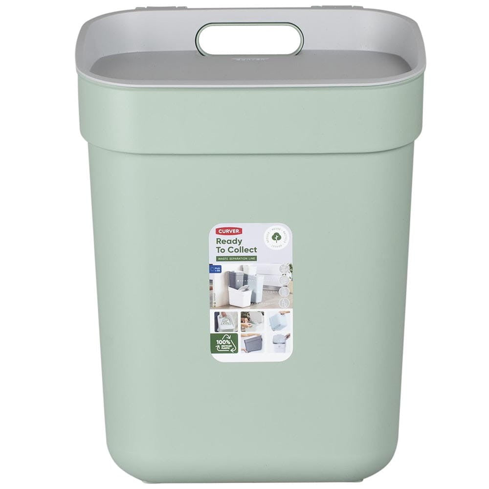 10L Ready to Collect Waste Separation Bin - Green