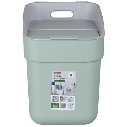 20L Ready to Collect Waste Separation Bin - Green