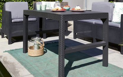 Keter Claire 5 Seater Set with Lyon Table & Storage