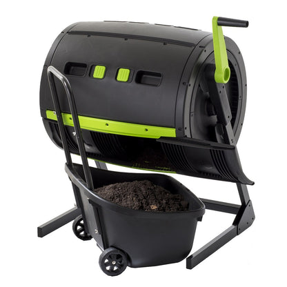 245L MAZE Compost Tumbler (Mega Bundle, 9L caddy)