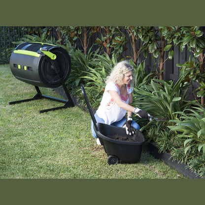 245L MAZE Compost Tumbler (Mega Bundle, 9L caddy)